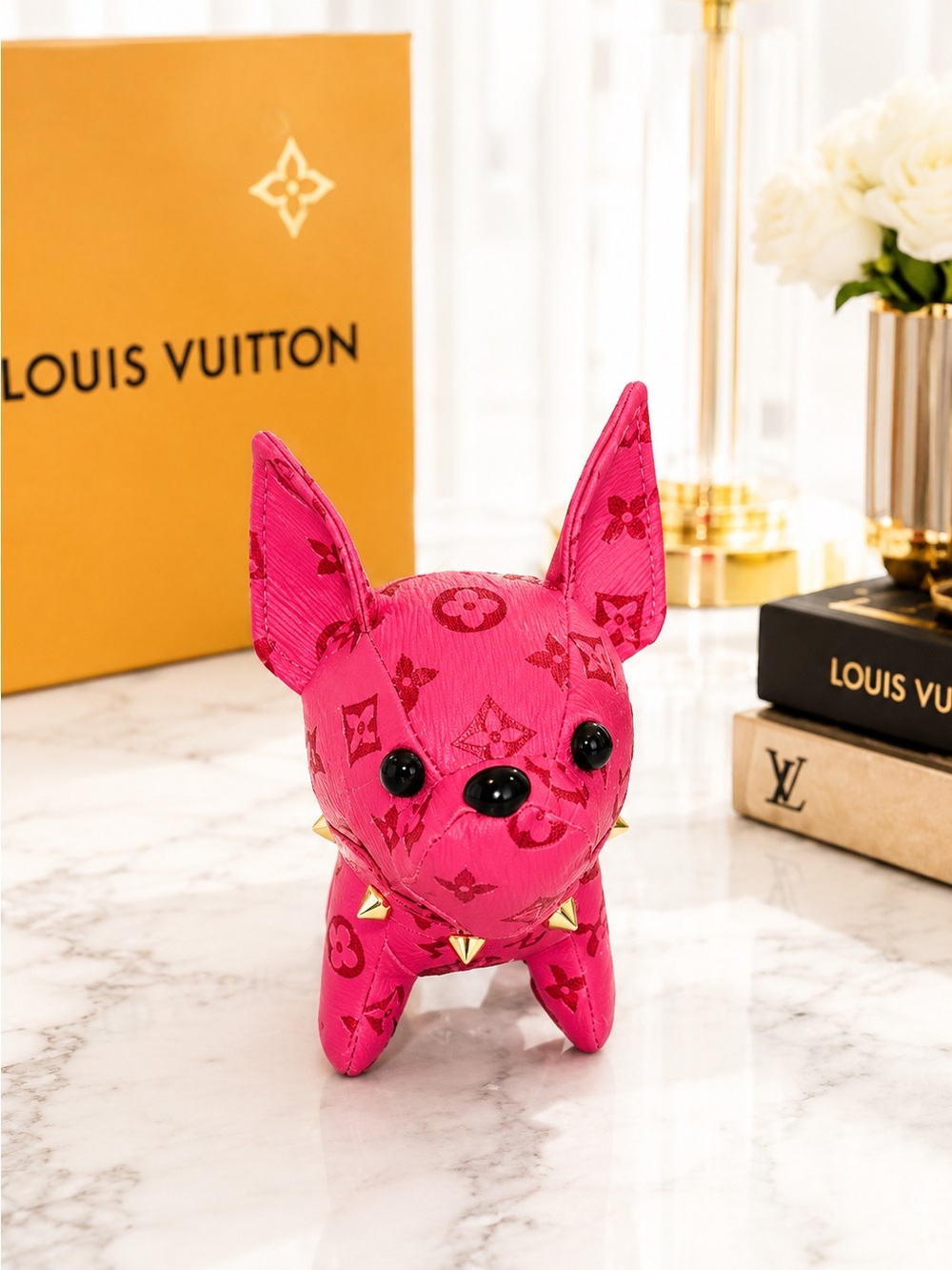 Pink Dog Charm